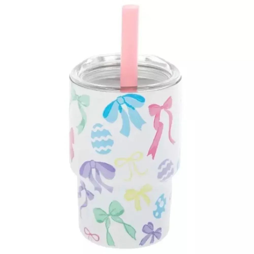 New Easter Eggs & Bows Mini Tumbler NWT